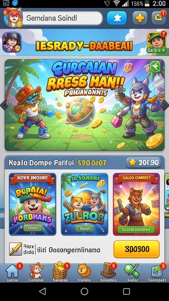 Screenshot 77win nomor 1